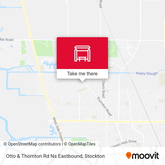 Otto & Thornton Rd Ns Eastbound map