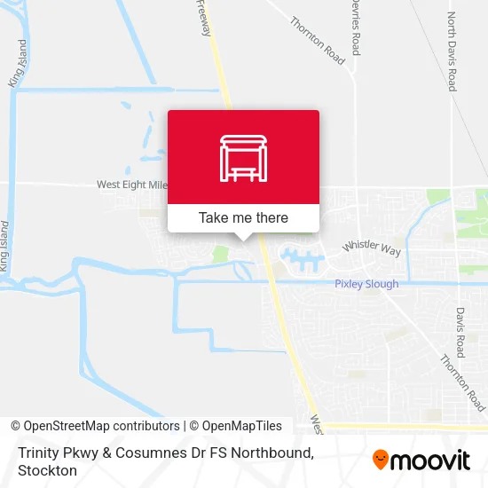 Mapa de Trinity Pkwy & Cosumnes Dr FS Northbound