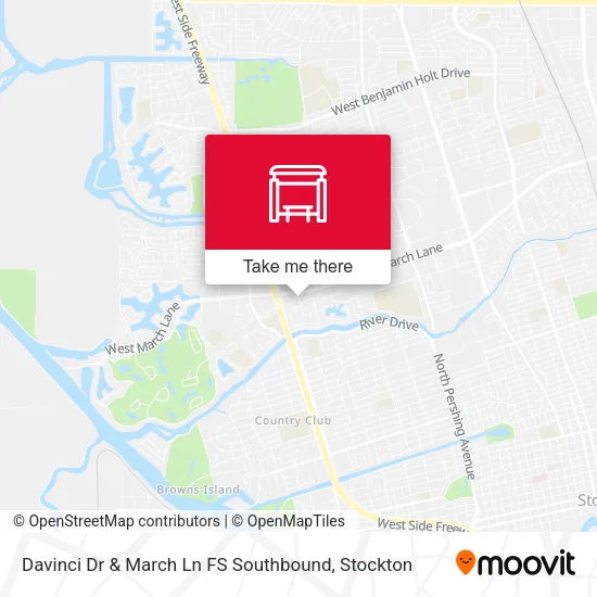 Mapa de Davinci Dr & March Ln FS Southbound
