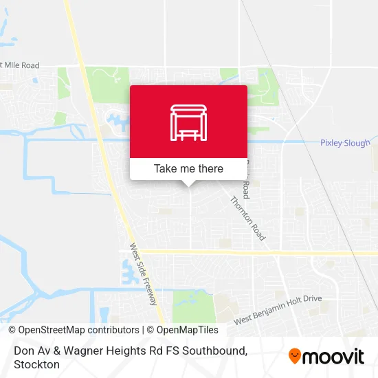 Mapa de Don Av & Wagner Heights Rd FS Southbound