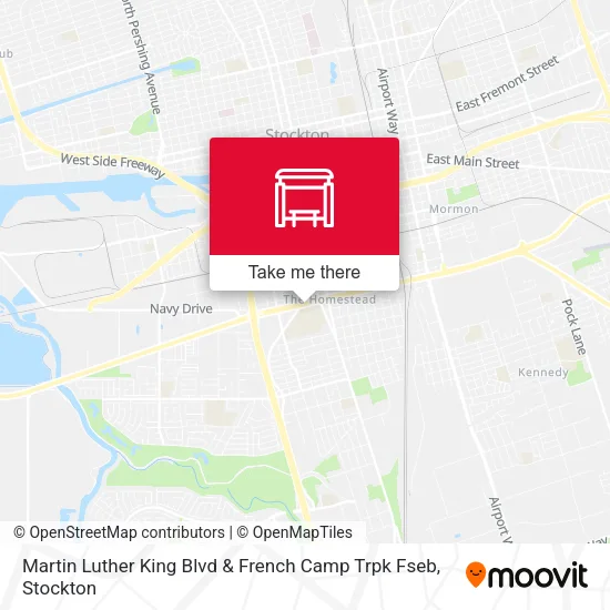 Mapa de Martin Luther King Blvd & French Camp Trpk Fseb