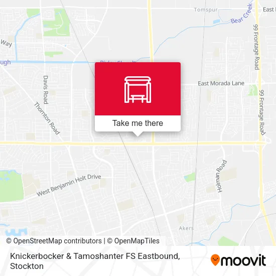 Mapa de Knickerbocker & Tamoshanter FS Eastbound