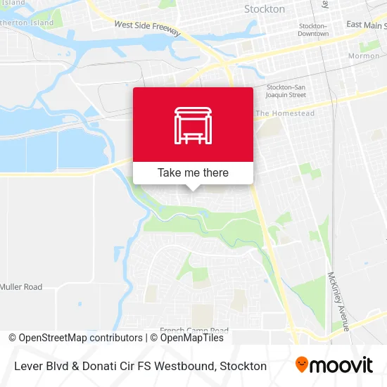 Mapa de Lever Blvd & Donati Cir FS Westbound