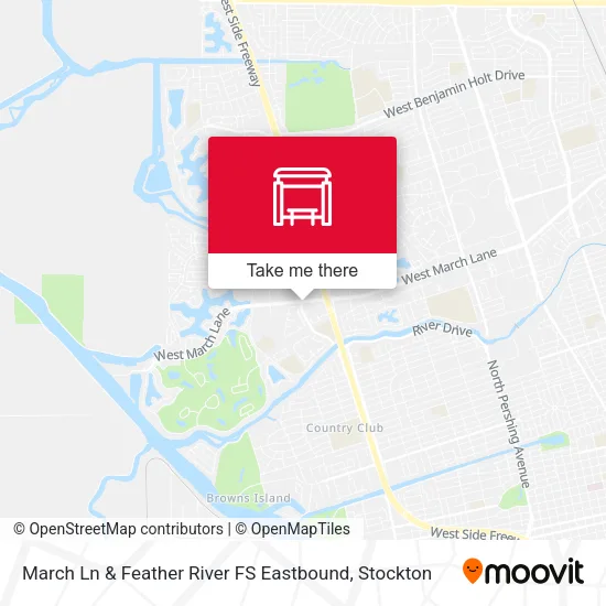 Mapa de March Ln & Feather River FS Eastbound