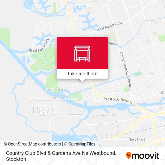 Country Club Blvd & Gardena Ave Ns Westbound map