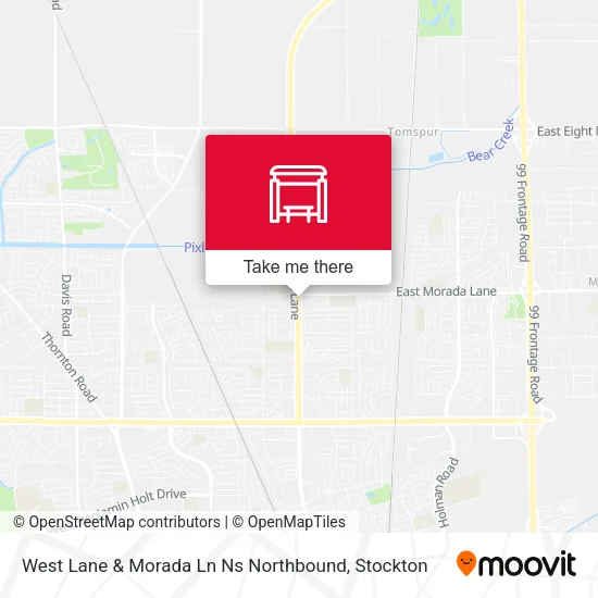 Mapa de West Lane & Morada Ln Ns Northbound