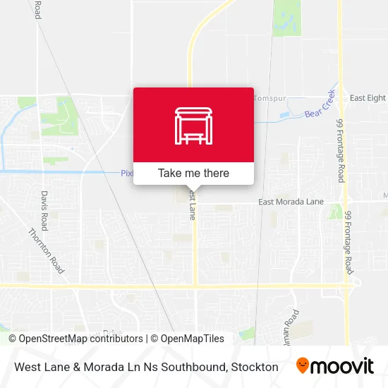 Mapa de West Lane & Morada Ln Ns Southbound