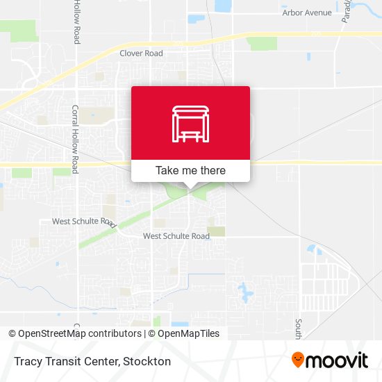 Tracy Transit Center map