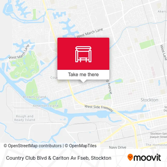 Mapa de Country Club Blvd & Carlton Av Fseb