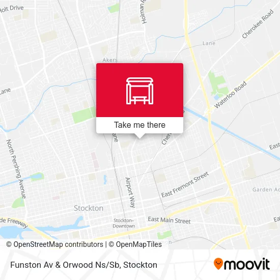 Mapa de Funston Av & Orwood Ns/Sb