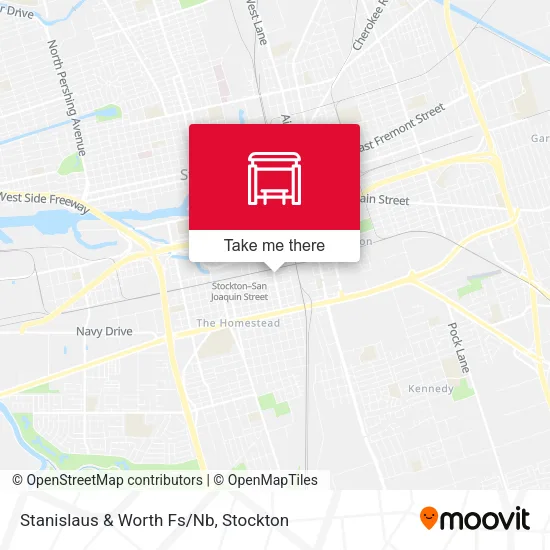 Mapa de Stanislaus & Worth Fs/Nb