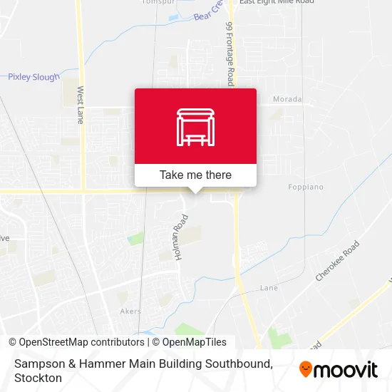 Mapa de Sampson & Hammer Main Building Southbound