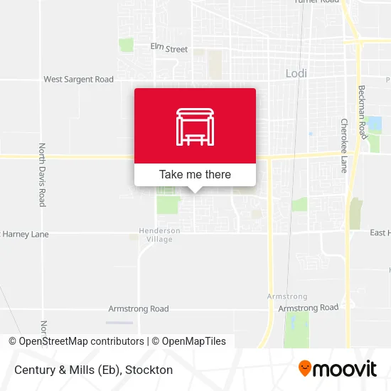 Century & Mills (Eb) map