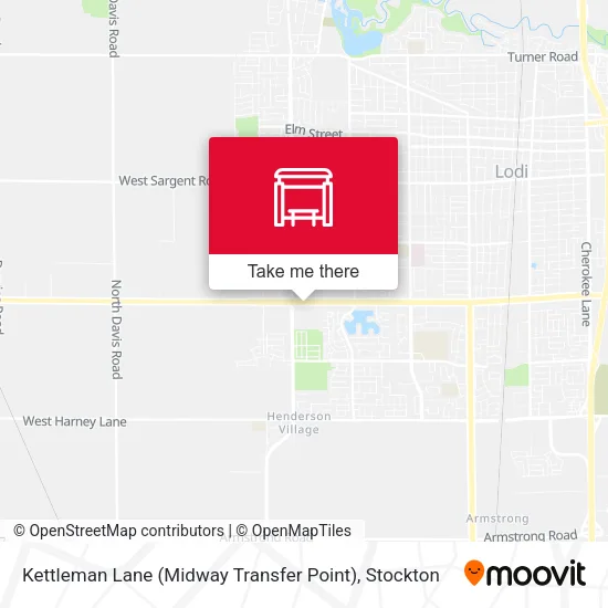 Mapa de Kettleman Lane (Midway Transfer Point)