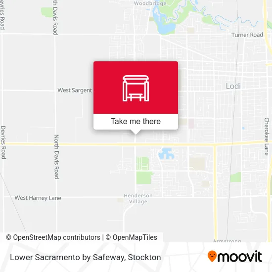 Mapa de Lower Sacramento by Safeway