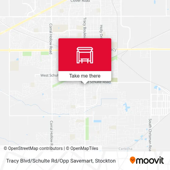 Tracy Blvd / Schulte Rd / Opp Savemart map