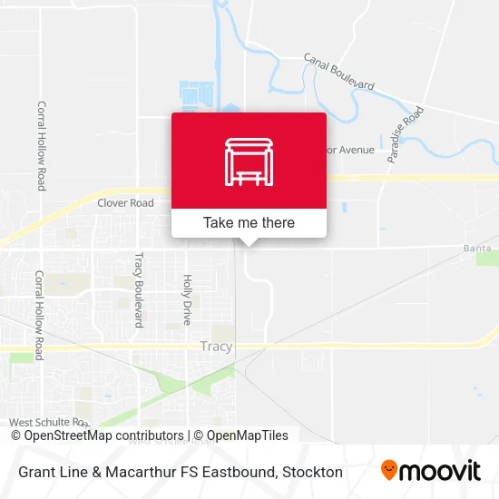 Mapa de Grant Line & Macarthur FS Eastbound
