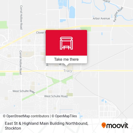 Mapa de East St & Highland Main Building Northbound