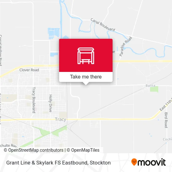Mapa de Grant Line & Skylark FS Eastbound