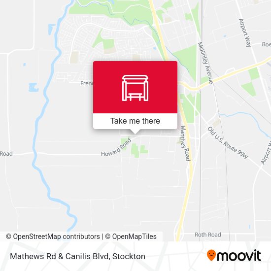 Mathews Rd & Canilis Blvd map