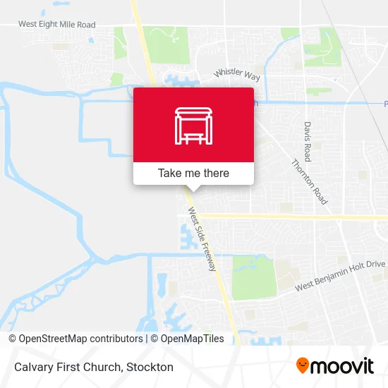 Calvary First Church map