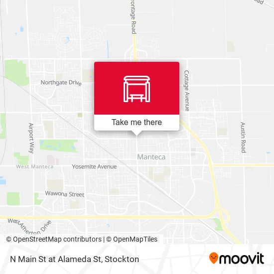 Mapa de N Main St at Alameda St