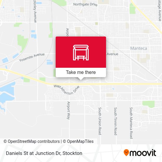 Daniels St at Junction Dr map