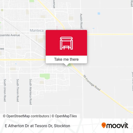 E Atherton Dr at Tesoro Dr map