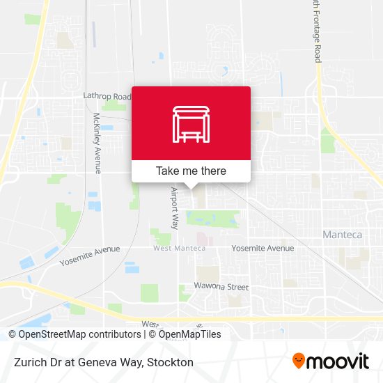 Zurich Dr at Geneva Way map