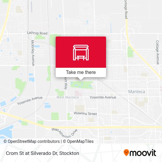 Crom St at Silverado Dr map