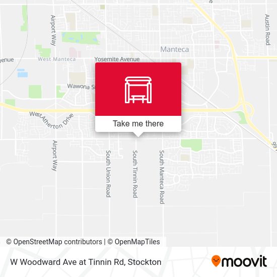 Mapa de W Woodward Ave at Tinnin Rd