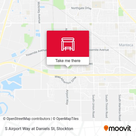 S Airport Way at Daniels St map
