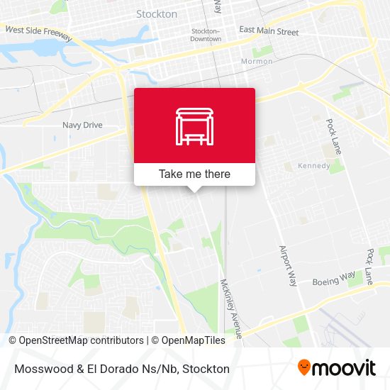 Mosswood & El Dorado Ns/Nb map