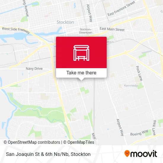 Mapa de San Joaquin St & 6th Ns/Nb