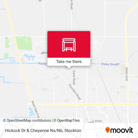 Hickock Dr & Cheyenne Ns/Nb map