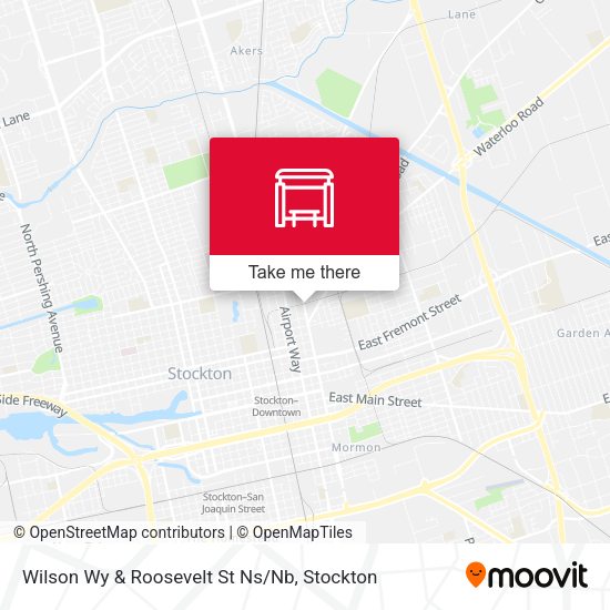 Wilson Wy & Roosevelt St Ns/Nb map