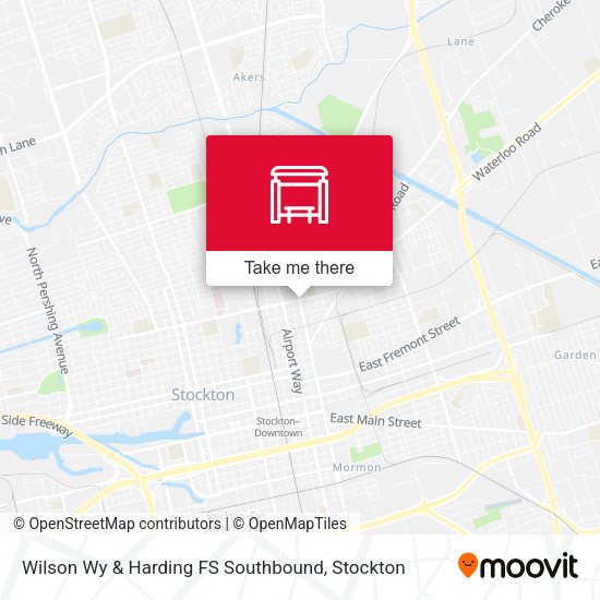 Mapa de Wilson Wy & Harding FS Southbound