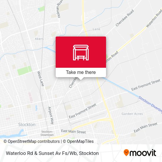 Waterloo Rd & Sunset Av Fs/Wb map