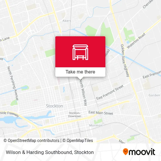 Wilson & Harding Southbound map