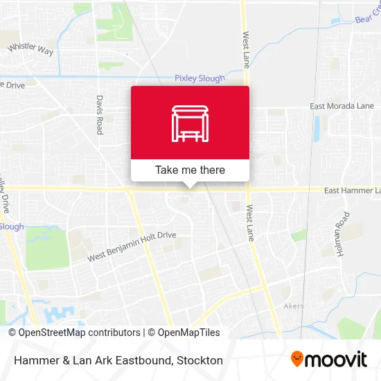 Hammer & Lan Ark Eastbound map