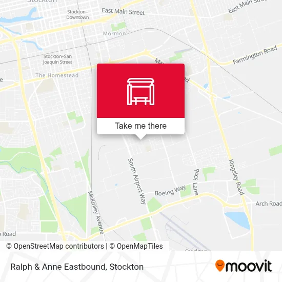Ralph & Anne Eastbound map