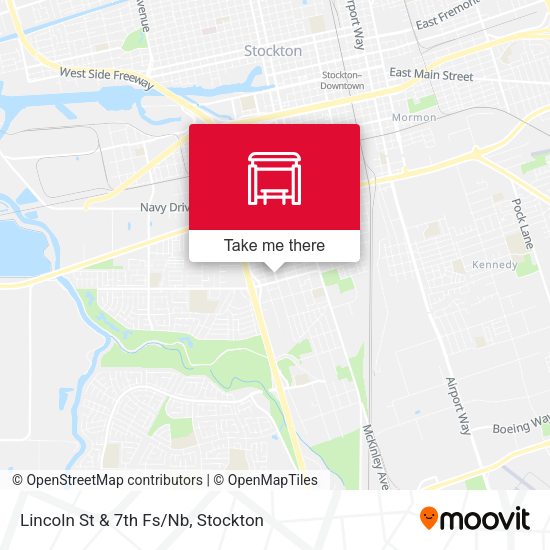 Mapa de Lincoln St & 7th Fs/Nb
