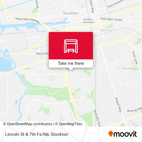 Mapa de Lincoln St & 7th Fs/Nb
