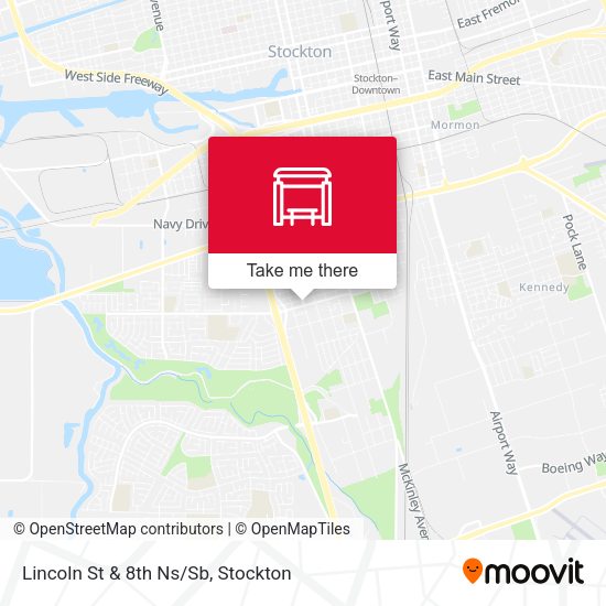 Mapa de Lincoln St & 8th Ns/Sb