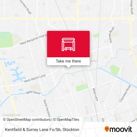 Mapa de Kentfield & Surrey Lane Fs/Sb