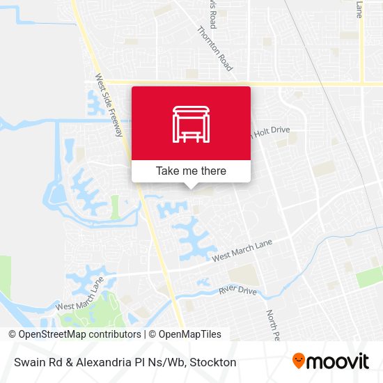 Mapa de Swain Rd & Alexandria Pl Ns/Wb