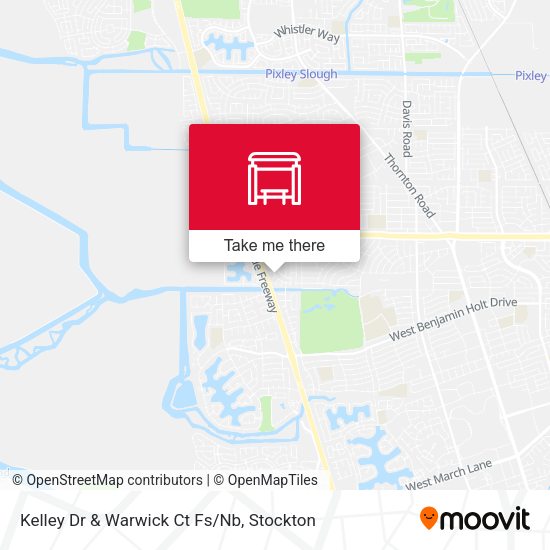 Kelley Dr & Warwick Ct Fs/Nb map