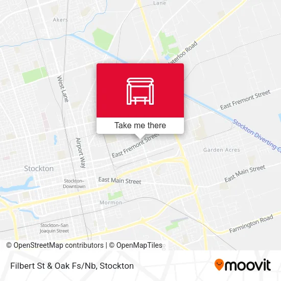 Mapa de Filbert St & Oak Fs/Nb