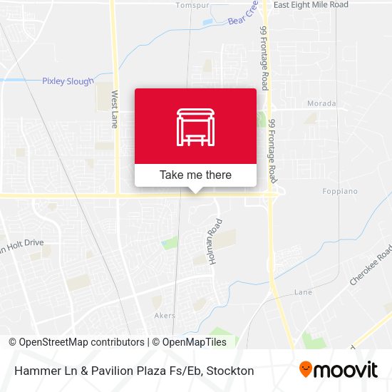 Hammer Ln & Pavilion Plaza Fs / Eb map