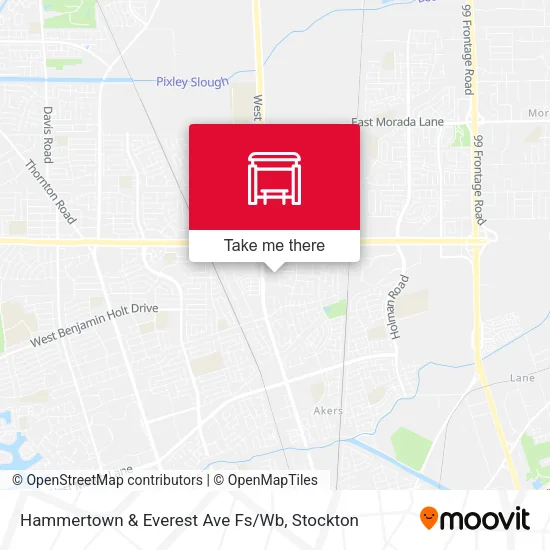 Mapa de Hammertown & Everest Ave Fs/Wb